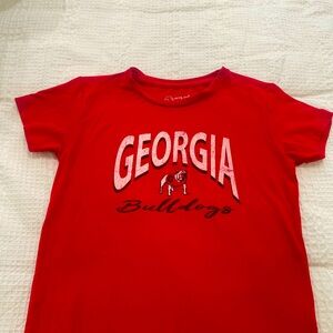 Georgia Bulldogs Kids Red T-Shirt 7/8